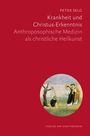 Titel: "Krankheit und Christus-Erkenntnis." Bild: Jesus heilt Kranke, Baum, zwei Begleiter. Verlag unten.