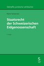 "Staatsrecht der Schweizerischen Eidgenossenschaft", Pierre Tschannen, 6. Auflage. Grünes Buchcover.