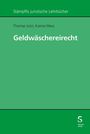"Stämpflis juristische Lehrbücher. Thomas Jutzi, Ksenia Wess. Geldwäschereirecht" auf grünem Hintergrund. Logo unten.