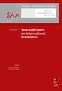 „Volume 9: Selected Papers on International Arbitration“. Roter Hintergrund, graues Banner mit „SAA“ und Logo.