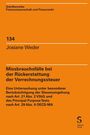 "Schriftenreihe Finanzwissenschaft und Finanzrecht 134 Josiane Weder Missbrauchsfälle bei der Rückerstattung der Verrechnungssteuer."
