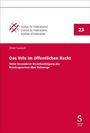 Institut für Föderalismus, 23, Oliver Gautschi, Das Velo im öffentlichen Recht, unter besonderer Berücksichtigung des Bundesgesetzes über Velowege. Logo links oben.