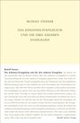 Titel: "Rudolf Steiner - Das Johannes-Evangelium und die drei anderen Evangelien". Text darunter beginnt damit, dass über das Johannes-Evangelium im Zusammenhang mit den anderen Evangelien gesprochen wird. Ganz unten: "Rudolf Steiner Verlag".