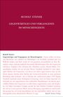 Rudolf Steiner: Gegenwärtiges und Vergangenes im Menschengeiste, Buch