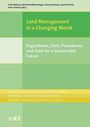 Titel: "Land Management in a Changing World". Untertitel: "Regulations, Data, Procedures, and Tools for a Sustainable Future". Herausgeber: Vida Maliene u.a. Darunter das Logo "vdf" und der Text zur European Academy of Land Use and Development.