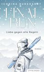 "CORINA BURKHARDT FINAL RUN. Liebe gegen alle Regeln. ROMAN. ZYTGLOGGE." Illustration: Skifahrerin im Schnee.