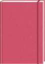 : Anaconda Notizbuch/Notebook/Blank Book, punktiert, textiles Gummiband, pink, Hardcover (A5), 120g/m² Papier, Div.
