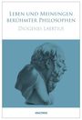 "Leben und Meinungen berühmter Philosophen" von Diogenes Laertius; Illustration eines Philosophenprofils.