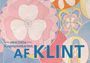 Text: ANACONDA Kunstpostkarten AF KLINT. Bunte florale Illustrationen mit geometrischen Formen und zarten Farben.