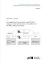 Titel: "Surrogate-based uncertainty quantification and parameter optimization in simulations of the West African monsoon". Diagramm: Systemmodell mit Input, Modell, Output und Surrogatmodell.
