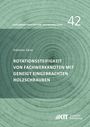 Titel: "Rotationssteifigkeit von Fachwerkknoten mit geneigt eingebrachten Holzschrauben". Hintergrund zeigt Baumringe.