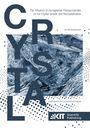 "CRYSTAL" in großen Buchstaben, darüber ein wissenschaftlicher Text. Im Hintergrund gefrorenes Kristall-Design, KIT-Logo unten.