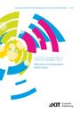„Menschen mit besonderen Bedürfnissen“. Bunte, kreisförmige Illustrationen und das KIT Scientific Publishing Logo.