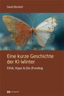"Eine kurze Geschichte der KI-Winter - Ethik, Hype & (De-)Funding" von David Bockelt. Illustration eines Schmetterlings.