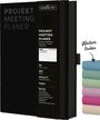 : Projekt-Meeting Planer Black, Buch