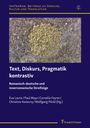 : Text, Diskurs, Pragmatik kontrastiv, Buch