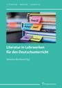 "LITERATUR – MEDIEN – DIDAKTIK" oben; bunte Notizzettel: Romantik, Ballade, Inhalt, Figur, Perspektive; Buchcover.