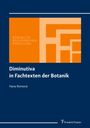 Hana Romová: Diminutiva in Fachtexten der Botanik, Buch