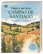 "Pilgern auf dem Camino de Santiago. Die beliebtesten Jakobswege in Spanien und Portugal." Illustration von Landschaft.