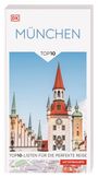 Titel "MÜNCHEN", darunter "TOP10". Stadtbild mit roten Dächern und Türmen, darunter eine kleine Stadtkarte.