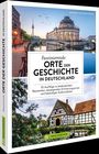 Oben: "Johann-Günther König". Mitte: "Faszinierende Orte der Geschichte in Deutschland". Unten: Gebäude am Wasser.