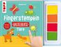 Melanie Kraft: Fingerstempeln. Bastelblock Tiere, Buch