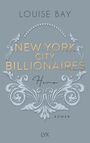 LOUISE BAY, NEW YORK CITY BILLIONAIRES, Hero, ROMAN, LYX. Verschnörkeltes, elegantes Muster in Blau und Gold.