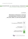 Luca Tendera: Parametric influences on thermal characteristics of lithium-ion cells and their effect on thermal simulation, Buch