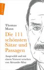 Thomas Mann: Die 111 schönsten Sätze und Passagen, Buch