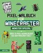 : Pixel-Malbuch für Minecrafter - Monster Spezial - Über 70 Pixel-Ausmalbilder aus der Minecraft-Welt, Buch