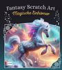 : Magische Einhörner - Fantasy Scratch Art, Buch