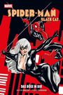 "Spider-Man Black Cat: Das Böse in dir" in großer, stilisierter Schrift. Illustration mit Spider-Man und Black Cat im Vordergrund.