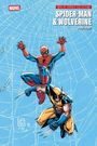 „Web of Heroes Collection: Spider-Man & Wolverine.“ Logo oben links. Illustration zeigt Spider-Man und Wolverine vor einem Spinnennetz.