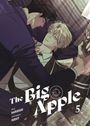 „The Big Apple 5“, Story von Harusari, Zeichnungen von Hodot. Zwei Männer in intensiver Szene, einer hält eine Waffe.