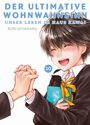 "DER ULTIMATIVE WOHNWAHNSINN – UNSER LEBEN IM HAUS KAWAI. RURI MIYAHARA. Ein Junge lacht und hält ein blaues Buch."