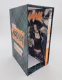 Texte: "NANA", "Ai Yazawa", "Timetable", Band 7.  
Ein Manga in einer gemusterten Box mit einer Figur in Lederjacke.