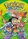 „Pokémon: Die großen Abenteuer - Feuerrot und Blattgrün 2“, Figuren und Pokémon in dynamischen Posen auf grünem Hintergrund.