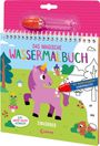 : Das magische Wassermalbuch - Einhörner, Buch