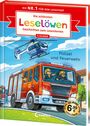 : Die schönsten Leselöwen-Geschichten zum Lesenlernen - Polizei und Feuerwehr, Buch