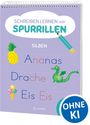 Schreiben lernen mit Spurrillen - Silben, Buch