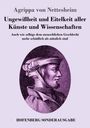 Agrippa von Nettesheim: Ungewißheit und Eitelkeit aller Künste und Wissenschaften, Buch