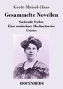 Grete Meisel-Hess: Gesammelte Novellen, Buch