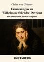 Claire von Glümer, Erinnerungen an Wilhelmine Schröder-Devrient. Die Seele einer großen Sängerin. HOFENBERG. Gemälde: Nachdenkliche Frau mit gesenktem Kopf und Händen am Gesicht.
