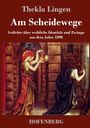 Titel: "Am Scheidewege"; Untertitel: "Gedichte über weibliche Identität...1898". Zwei Frauen in einem gemäldeartigen Setting.