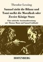 Titel: "Samuel zieht die Bilanz...". Illustration zweier diskutierender Männer. Unten "HOFENBERG".