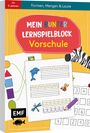 : Mein bunter Lernspielblock - Vorschule: Formen, Mengen und Laute, Buch