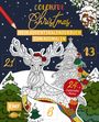 : Mein Adventskalender-Buch zum Ausmalen: Colorful Christmas, Buch