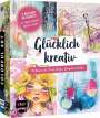 Susanne Rose: Glücklich kreativ - Zwei Bücher im Bundle: 37 Mixed-Media-Motive malen, Buch