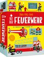 : Das XXL-Set - Bauen, Wissen, Spielen: Bei der Feuerwehr, Buch