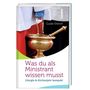 "Was du als Ministrant wissen musst. Liturgie & Kirchenjahr kompakt." Buchcover mit liturgischem Gefäß in einer Hand.
